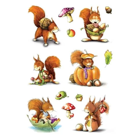 HERMA Sticker DECOR "Eichhörnchen" (EAN: 4008705033688)