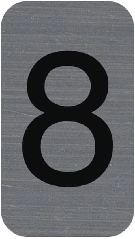 EXACOMPTA Selbstklebeschild Zahl "8", 25 x 44 mm (EAN: 3130630671886)