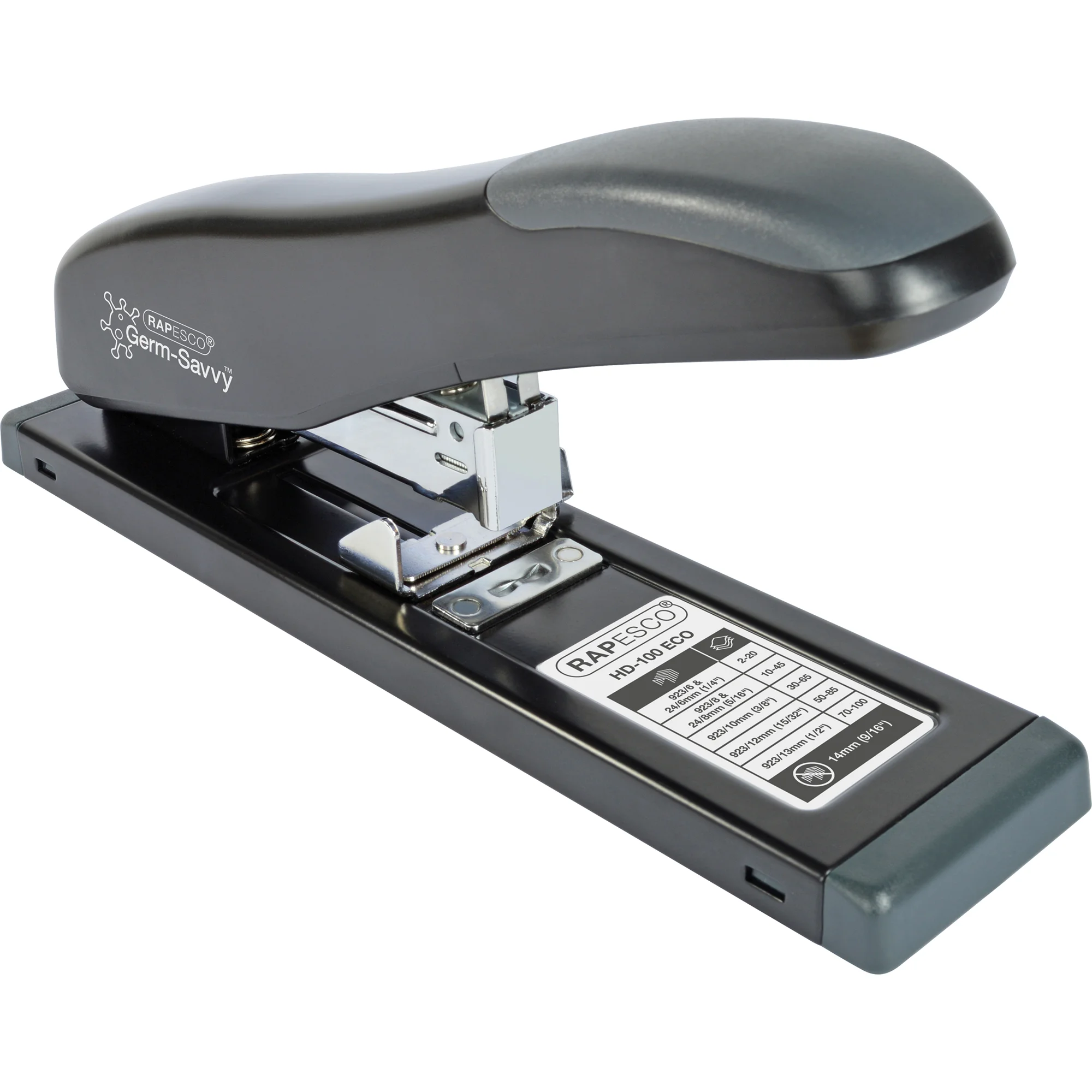 RAPESCO Blockheftgerät ECO HD-100, schwarz (EAN: 5018505020114)