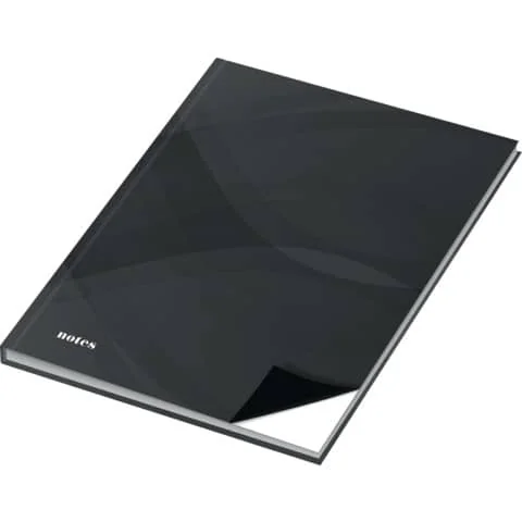 RNK Verlag Notizbuch "notes carbon black", DIN A4, blanko (EAN: 4002871465694)