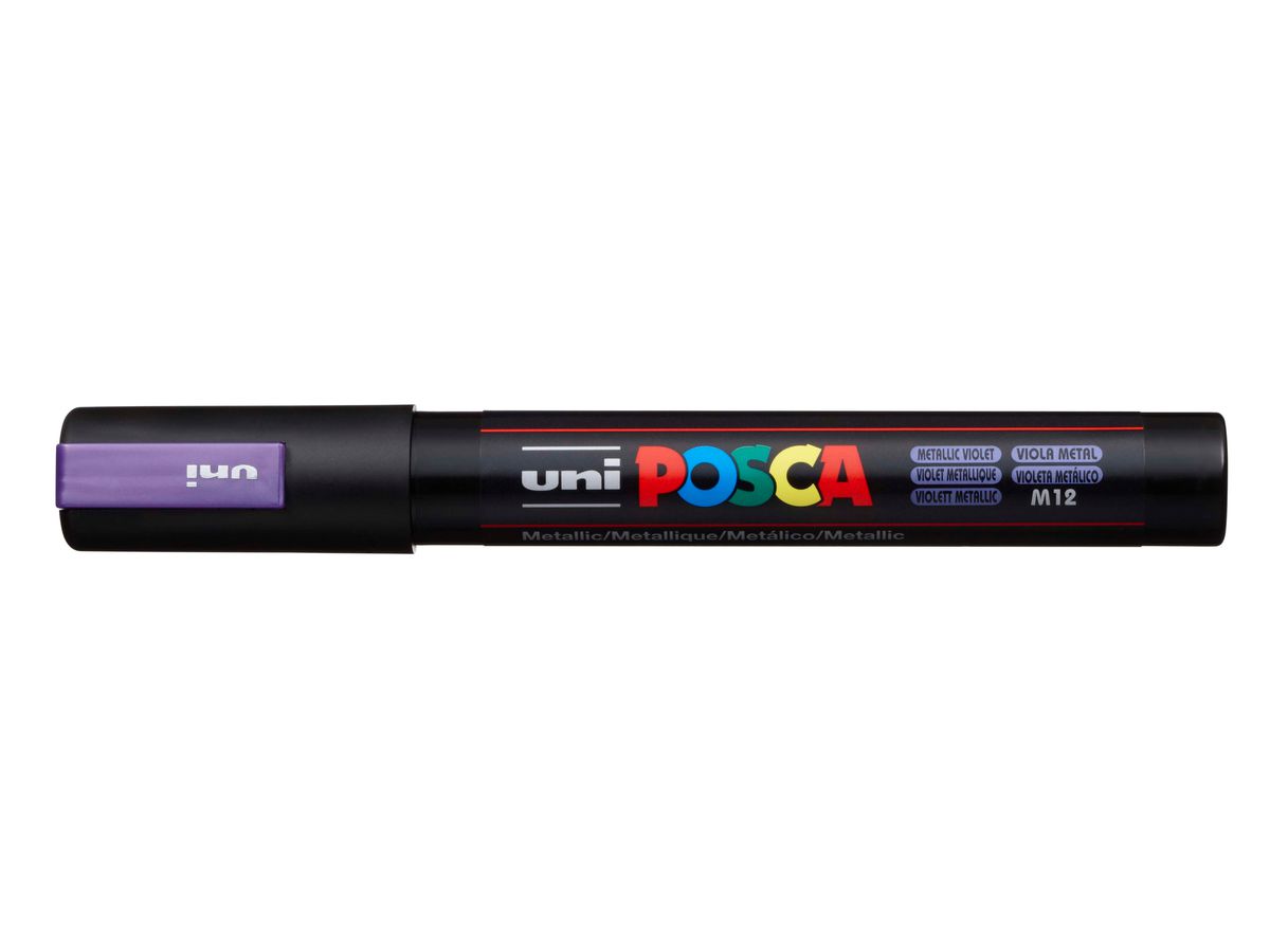POSCA Pigmentmarker PC-5M, violett metallic (EAN: 4902778113592)