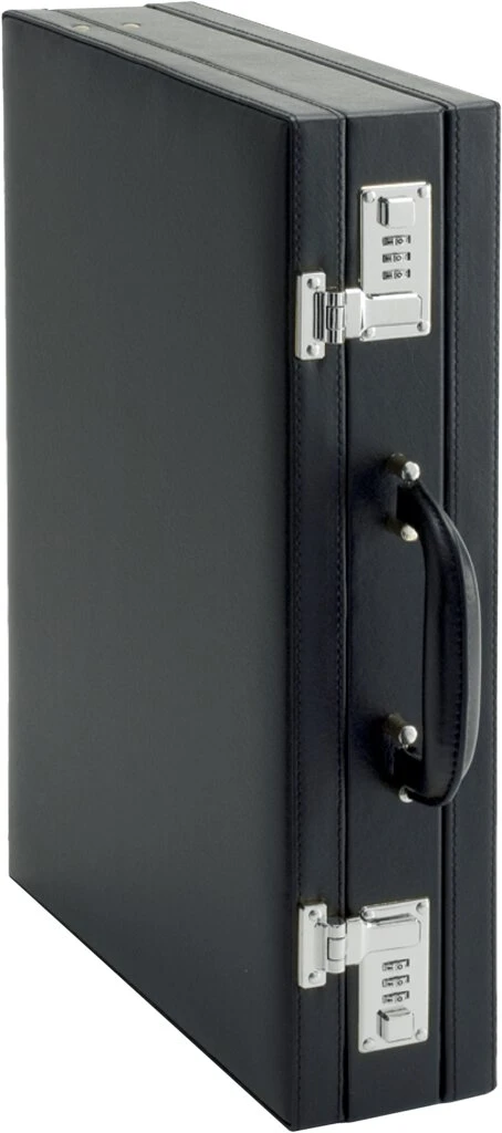Alassio Attaché-Koffer "PONTE", Lederimitat, schwarz (EAN: 4021068923007)