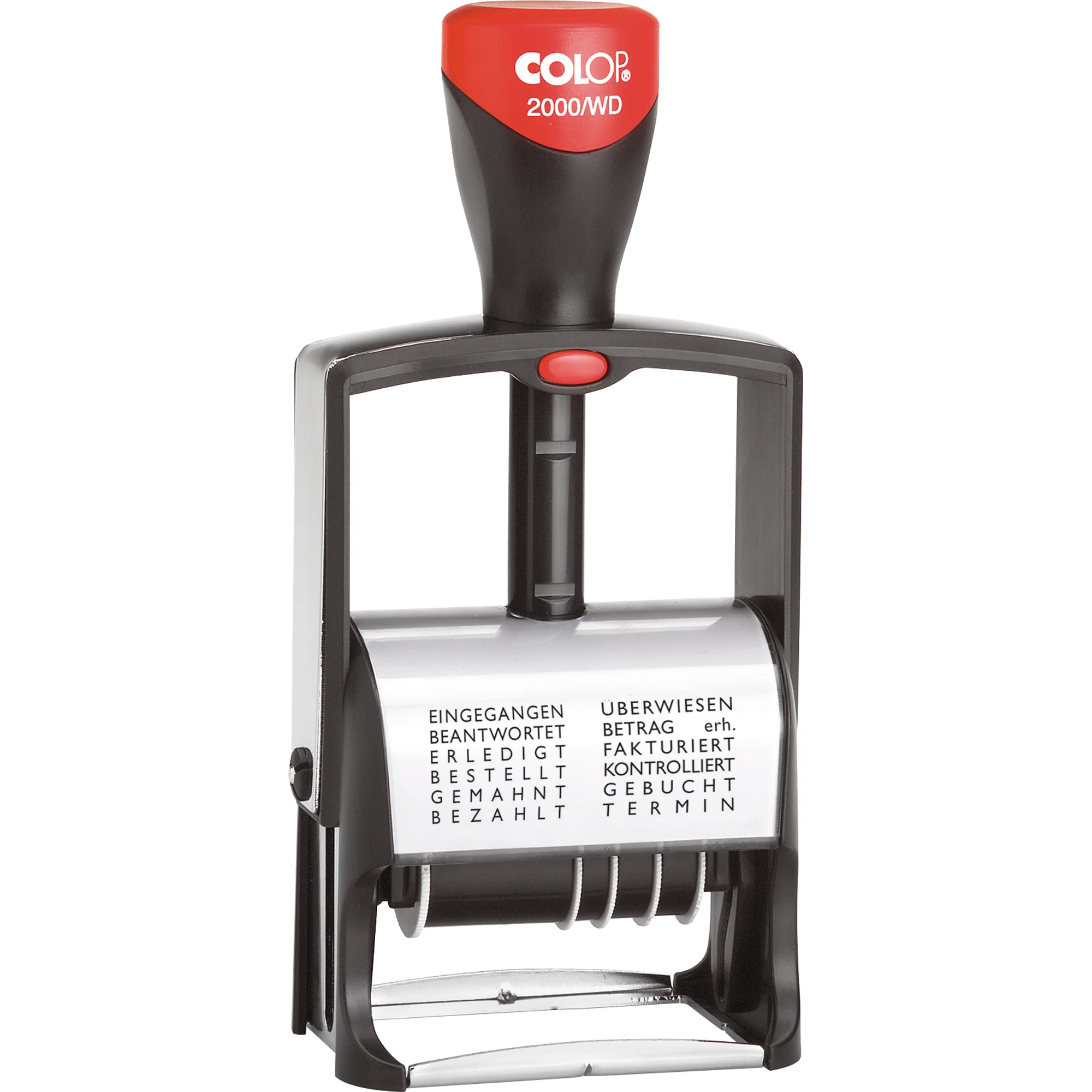 COLOP Stativ-Wortbandstempel "Classic Line 2000/WD"mit Datum (EAN: 9004362403081)