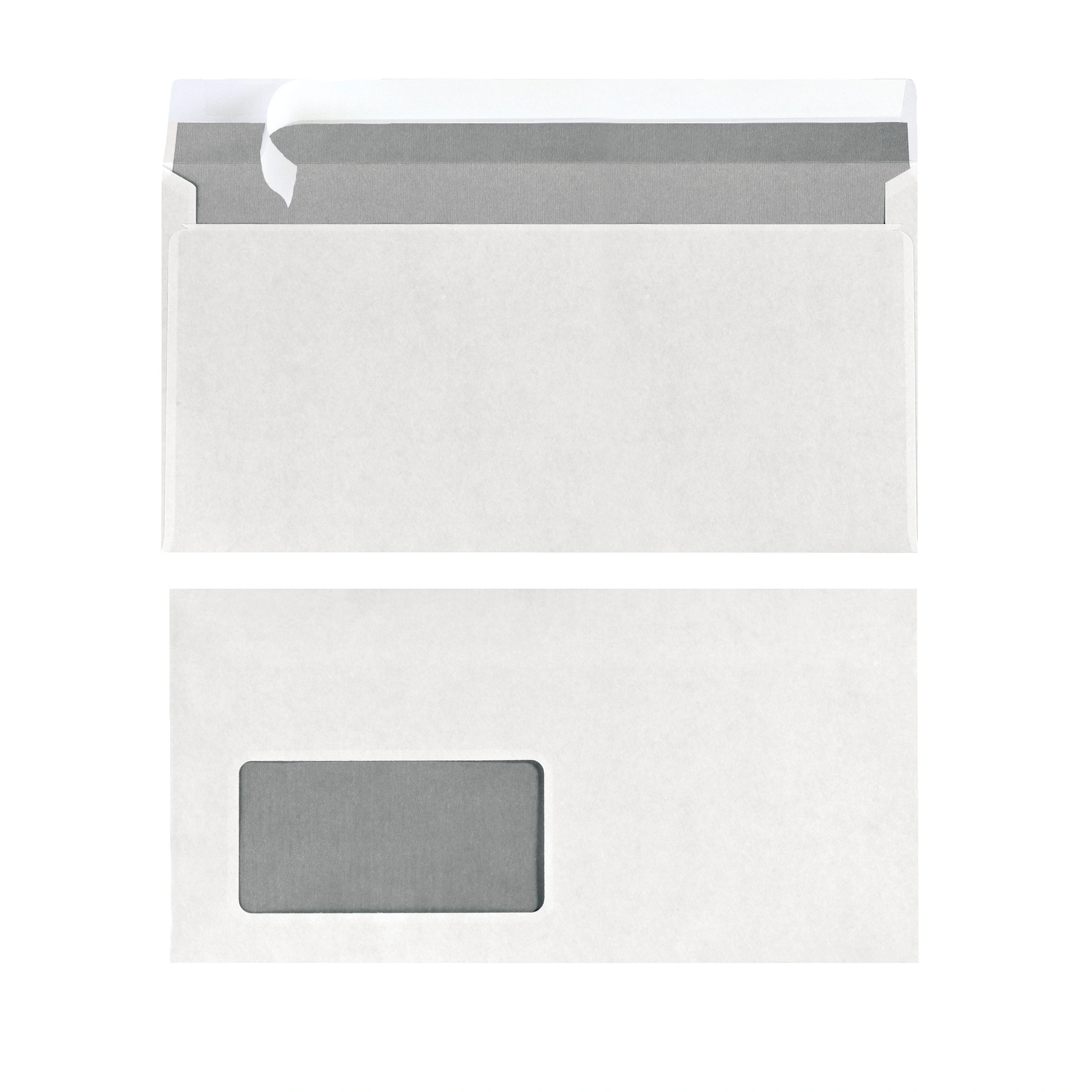 herlitz Briefumschlag, DIN lang, mit Fenster, weiß (EAN: 4008110309422)