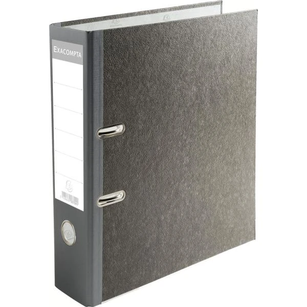 EXACOMPTA Ordner Wolkenmarmor, A4, 50 mm,grau/Rücken schwarz (EAN: 3130630090441)