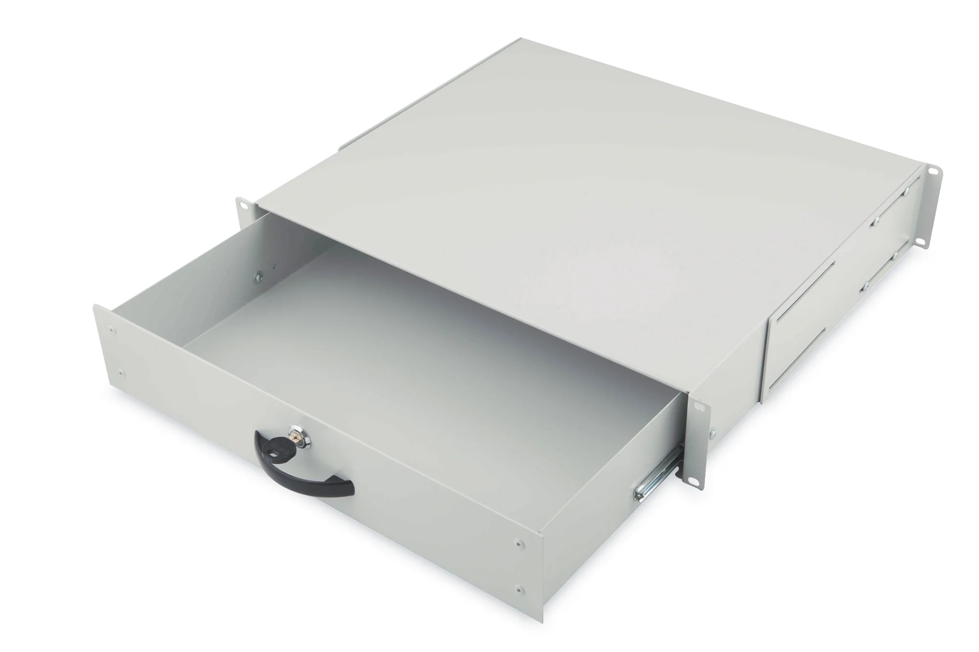 DIGITUS 19" Dokumentenfach, 2 HE, lichtgrau (RAL 7035) (EAN: 4016032254751)