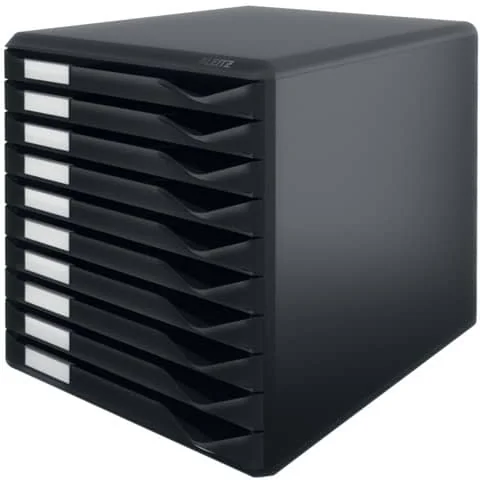 LEITZ Schubladenbox Formular-Set, 10 Schübe, schwarz (EAN: 4002432363384)