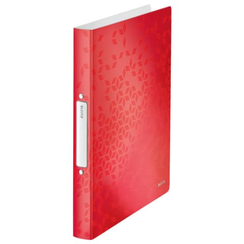 LEITZ Ringbuch WOW, DIN A4, PP, rot, 2 Ringe (EAN: 4002432135080)