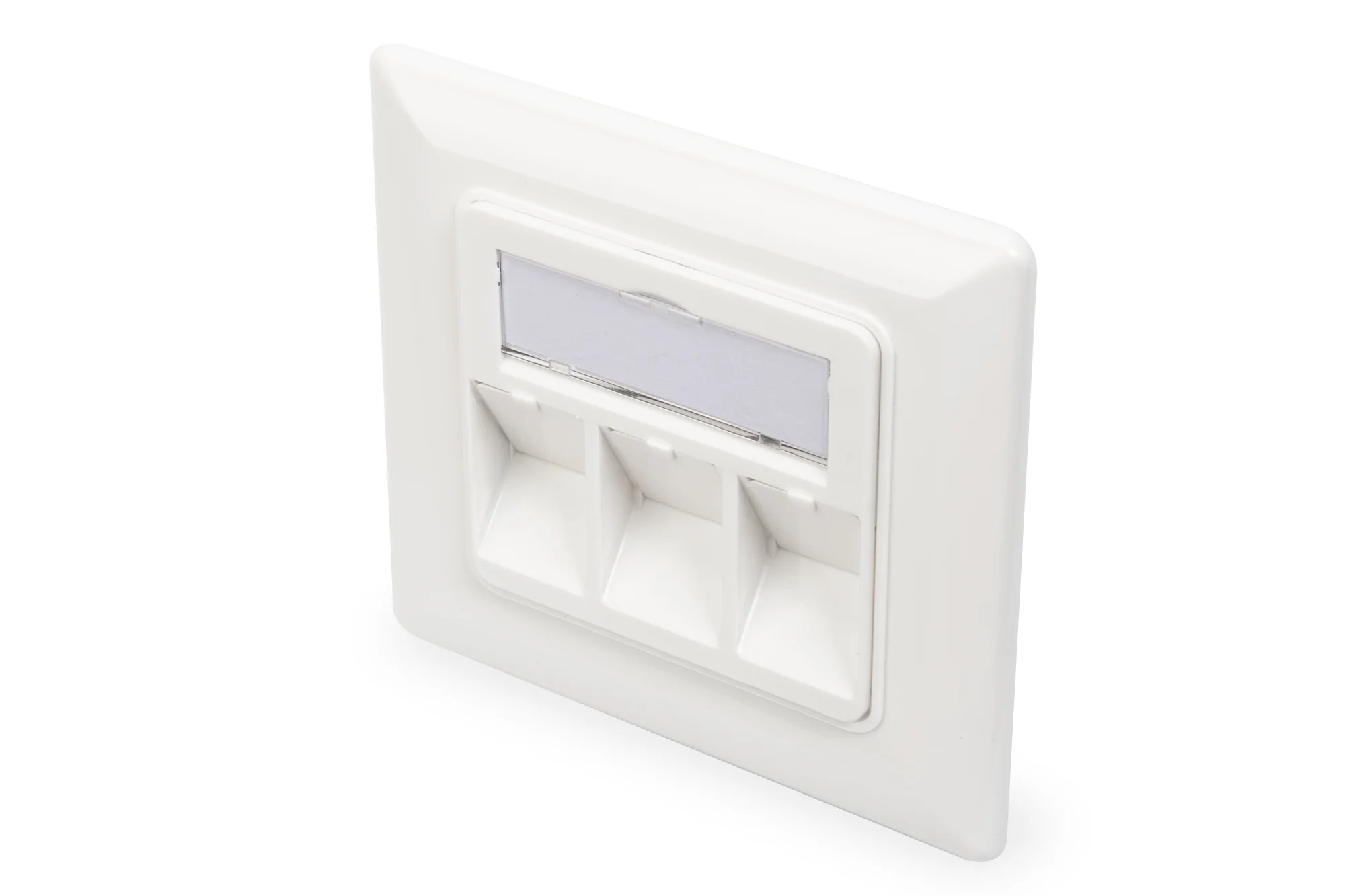 DIGITUS Leerdose für Keystone Module, 3-fach, reinweiß (EAN: 4016032305750)