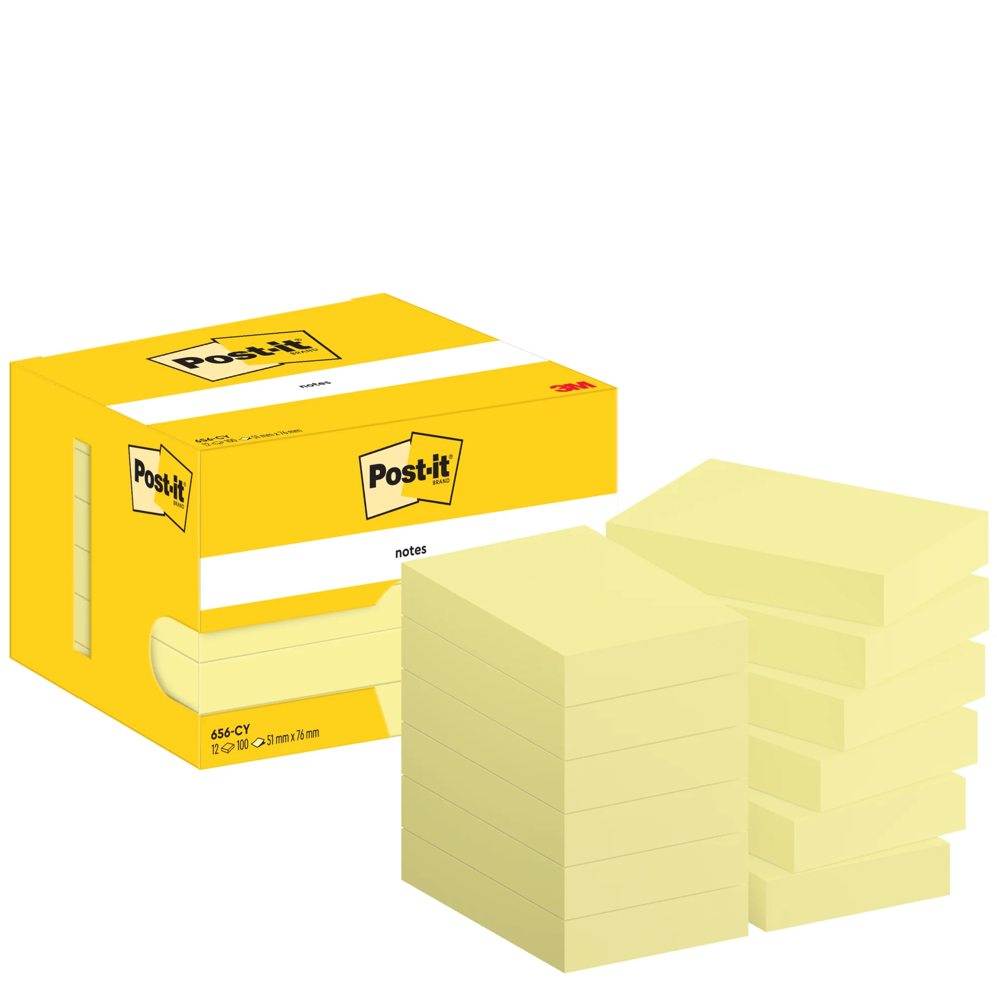 Post-it Haftnotizen notes, 51 x 76 mm, gelb (EAN: 4064035065775)
