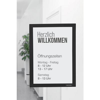 magnetoplan Magnetrahmen magnetofix, DIN A3, schwarz (EAN: 4013695065120)