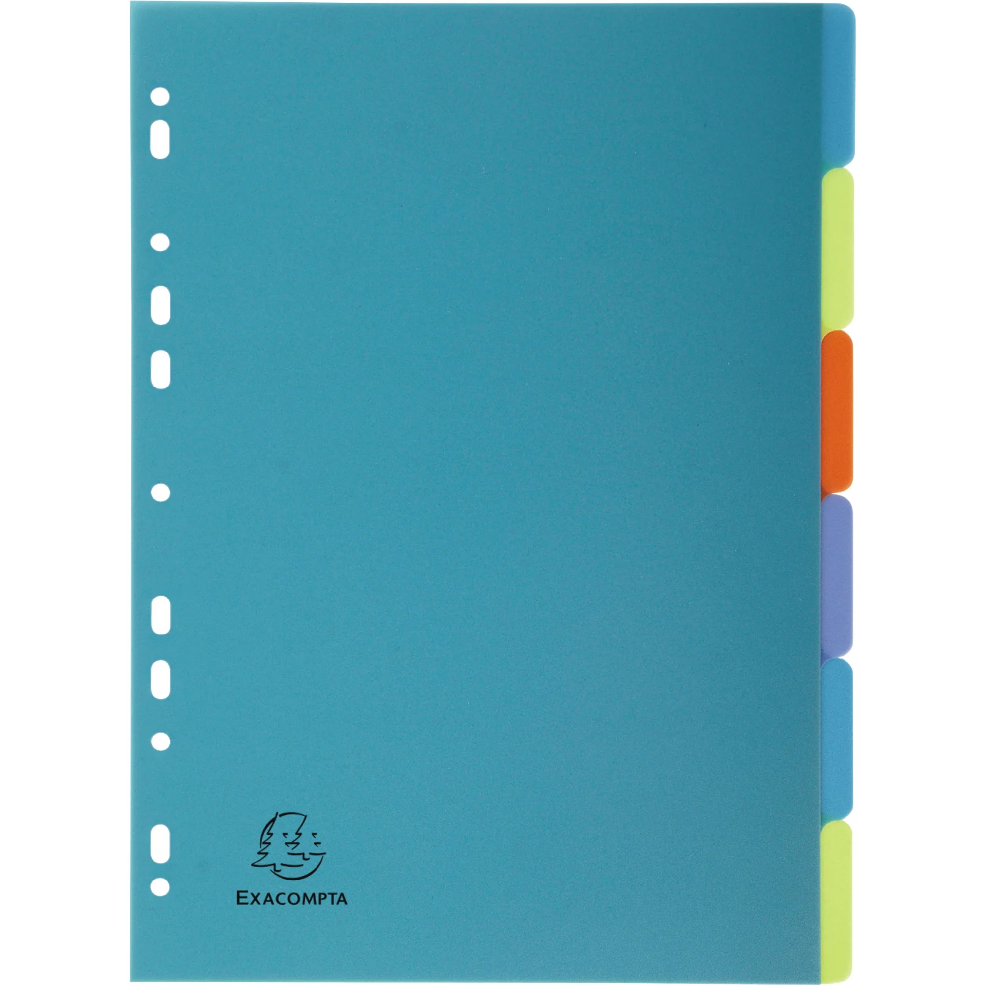 EXACOMPTA Kunststoff-Register, blanko, DIN A4, 6-teilig (EAN: 3130630027065)