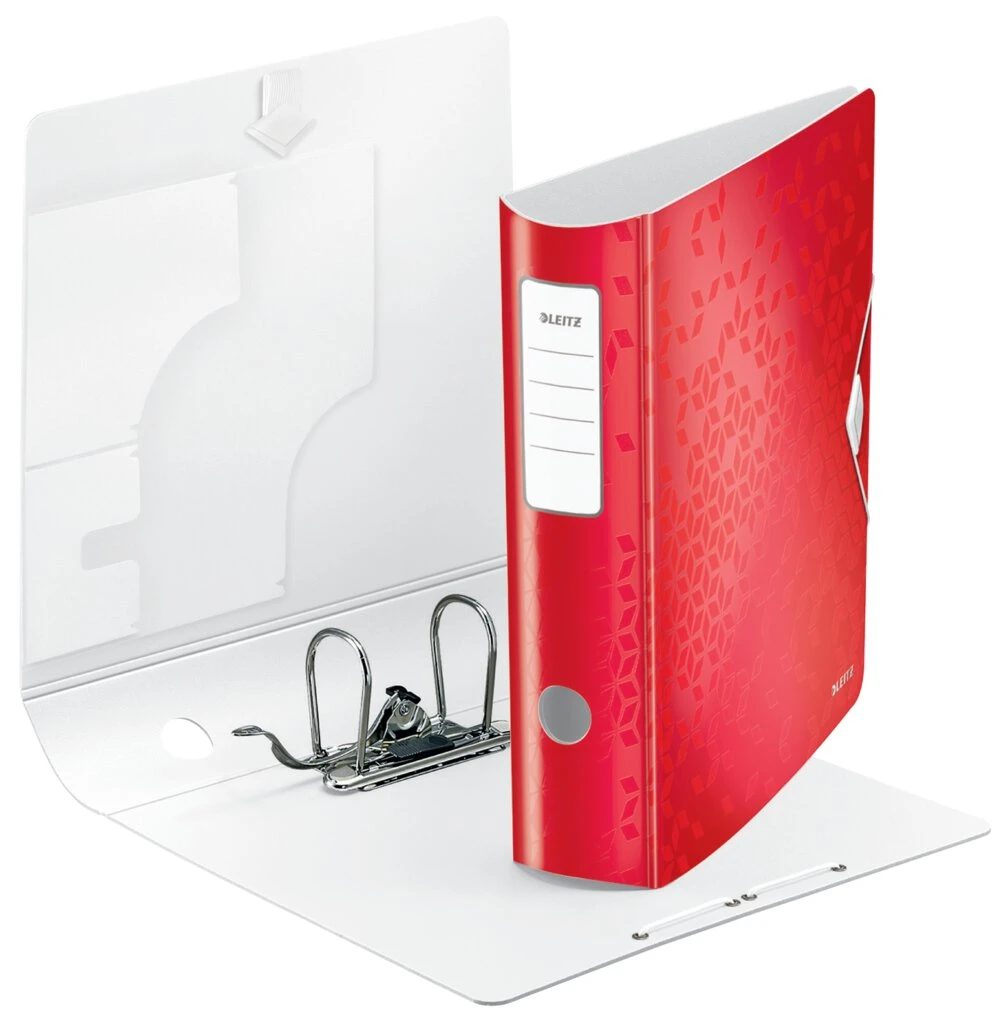 LEITZ Ordner Active WOW, 180 Grad, 80 mm, rot (EAN: 4002432135011)