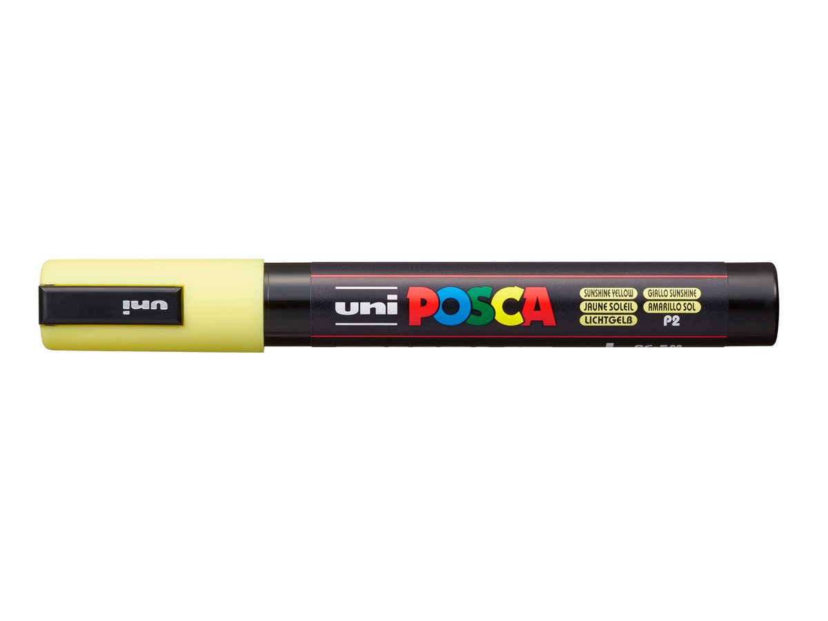 POSCA Pigmentmarker PC-5M, lichtgelb (EAN: 4902778249253)
