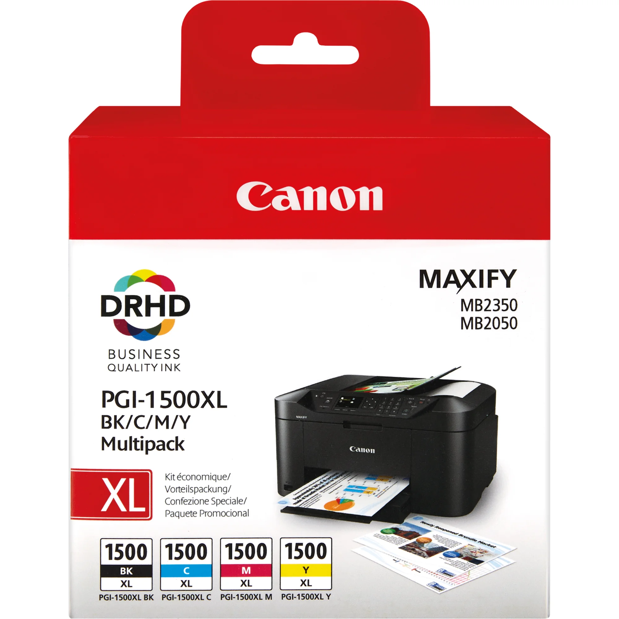 Canon Tinte PGI-1500XL für Canon Maxify, Multipack (EAN: 8714574679037)