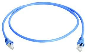 Telegärtner Patchkabel, Kat.6A (tief), S/FTP, 3,0 m, blau (EAN: 4018359286583)