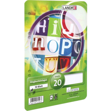 herlitz Ringbucheinlagen x.book, DIN A5, blanko (EAN: 4006144575073)