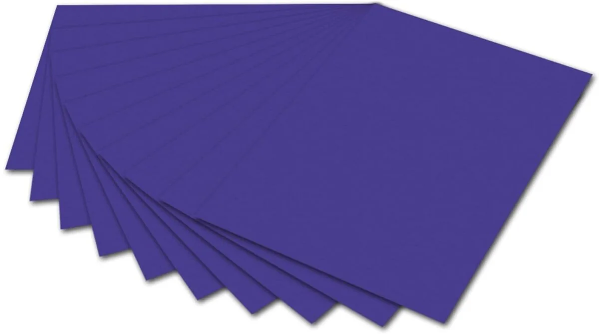 folia Fotokarton, (B)500 x (H)700 mm, 300g/qm, dunkelviolett (EAN: 4001868061321)