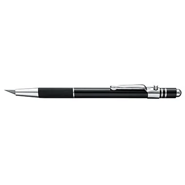 transotype Druckknopfmesser De Luxe, schwarz, Länge: 140 mm (EAN: 4013695260754)