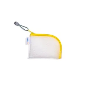 HERMA Reißverschlusstasche "Mesh Bags", DIN A7, gelb (EAN: 4008705202527)