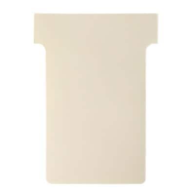 nobo T-Karten, Größe 2 / 60 mm, 170 g/qm, beige (EAN: 3147330002988)
