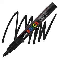 POSCA Pigmentmarker PC-3M, schwarz (EAN: 4902778915776)