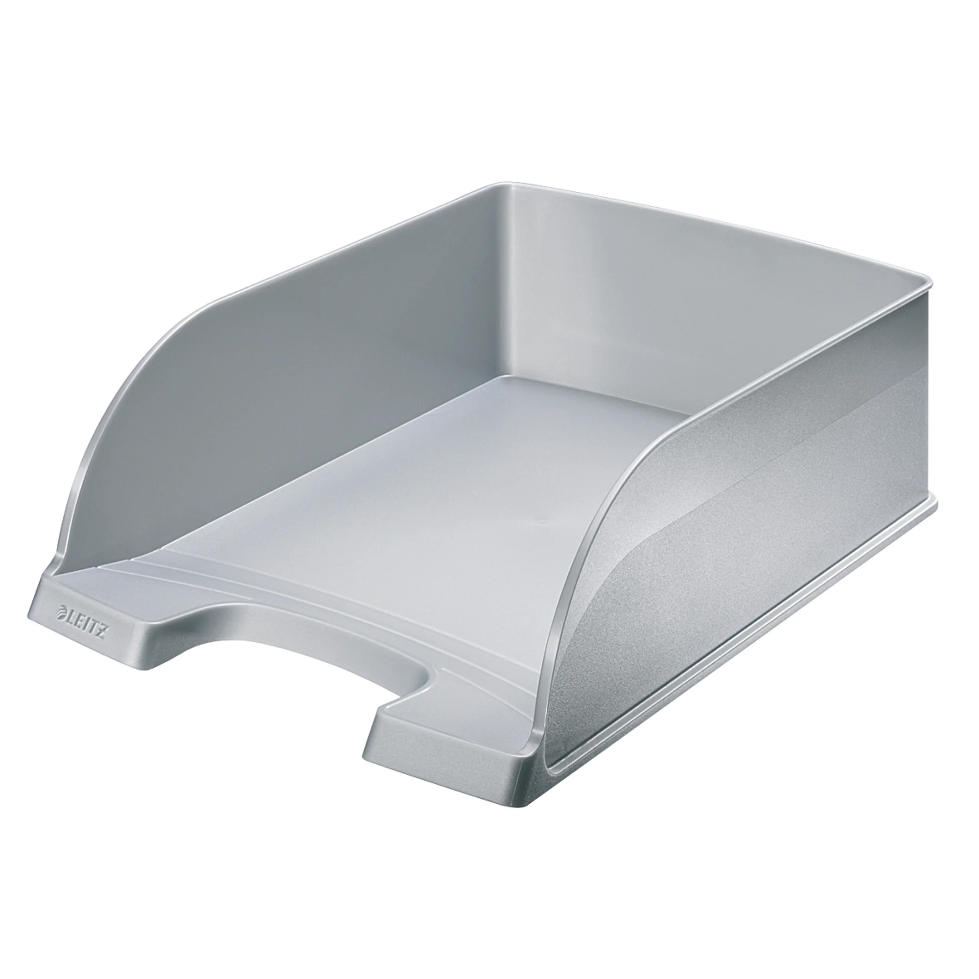LEITZ Briefablage Plus Jumbo, DIN A4, Polystyrol, silber (EAN: 4002432374816)