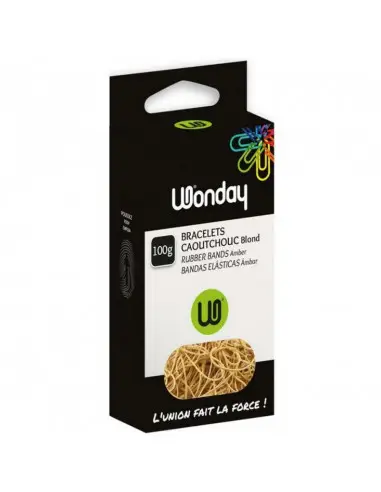 Wonday Gummiringe im Karton, natur, 25,5 mm, 100 g (EAN: 3701254704924)