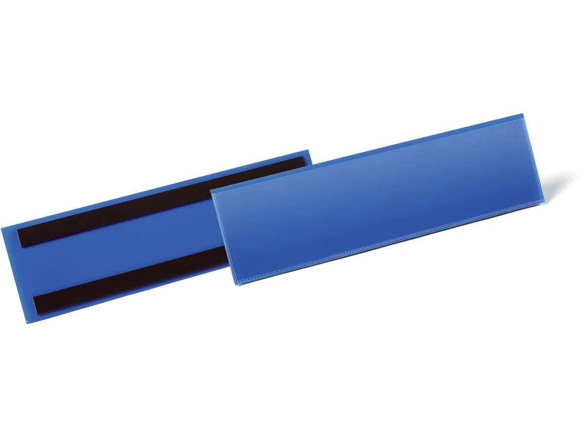 DURABLE Kennzeichnungstasche, magnetisch, 297 x 74 mm, blau/transparent (EAN: 4005546981512)