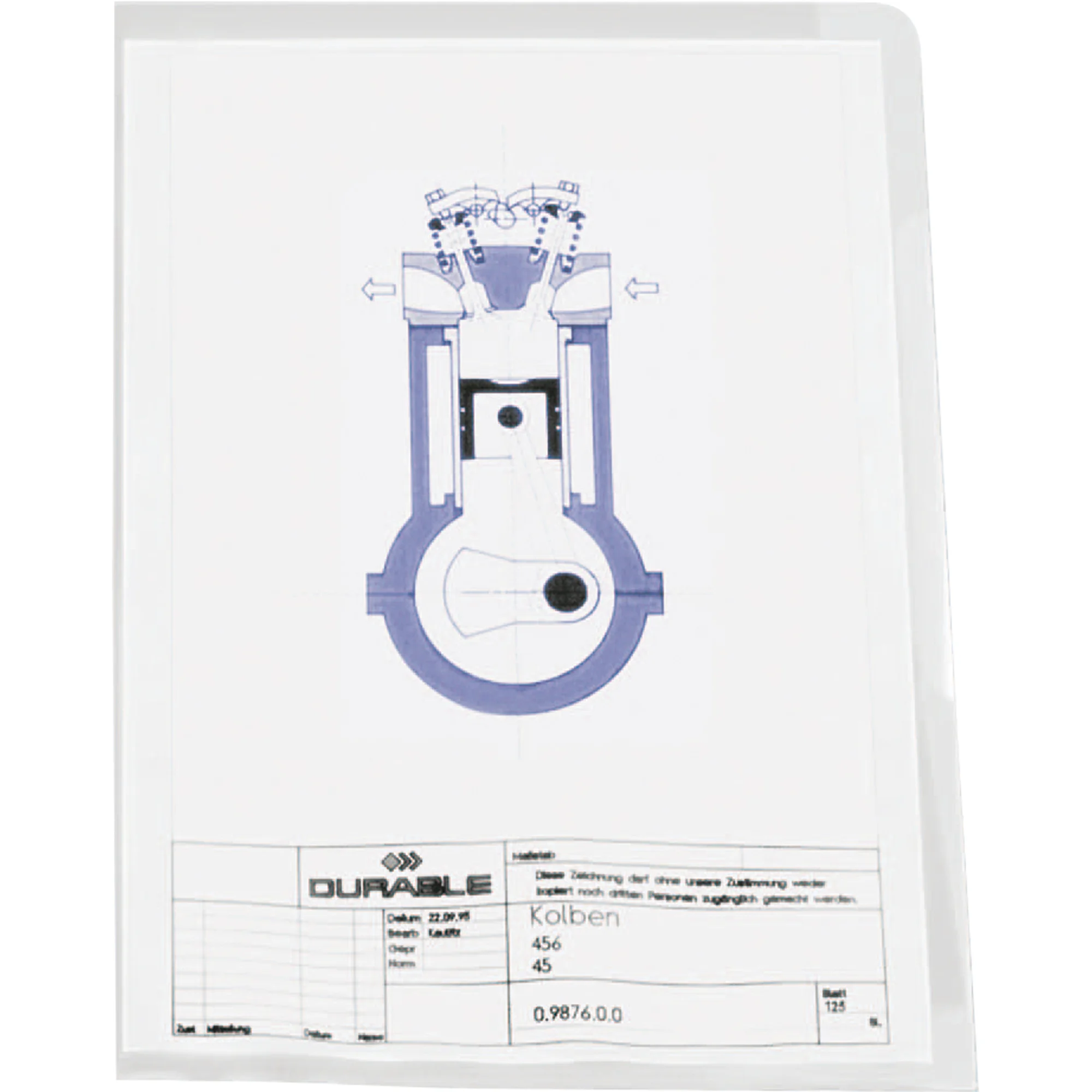 DURABLE BUSINESS Sichthülle, DIN A4, 0,15 mm, transparent (EAN: 4005546230115)