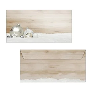 sigel Weihnachts-Umschlag Cozy Christmas, DIN lang, beige & weiß (EAN: 4004360786501)