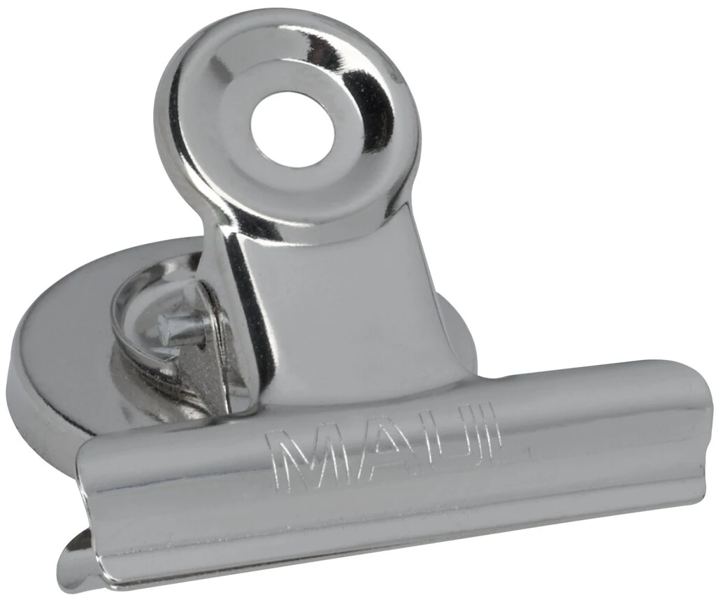 MAUL Briefklemmer mit Kraftmagnet, Breite: 30 mm, nickel (EAN: 4002390054782)