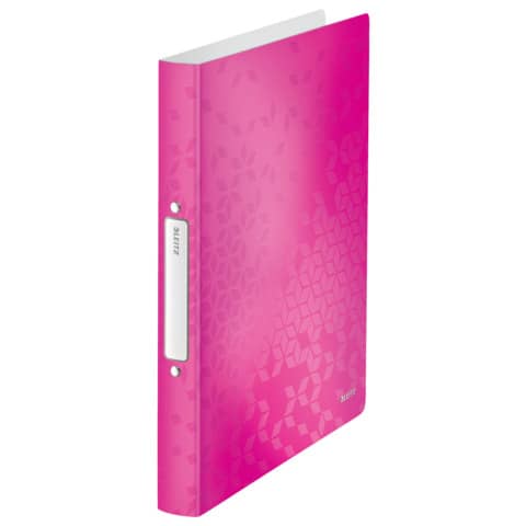 LEITZ Ringbuch WOW, DIN A4, PP, pink, 2 Ringe (EAN: 4002432106349)