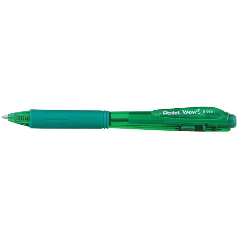 Pentel Druckkugelschreiber BK440, grün (EAN: 0072512235713)