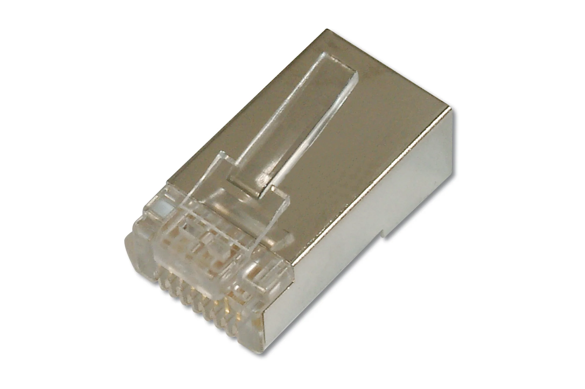 DIGITUS RJ45 Stecker für Rundkabel, Kat. 6, geschirmt (EAN: 4016032499435)