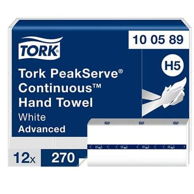 TORK PeakServe Endlos-Handtuchpapier, 201 x 225 mm, weiß (EAN: 7322540885583)