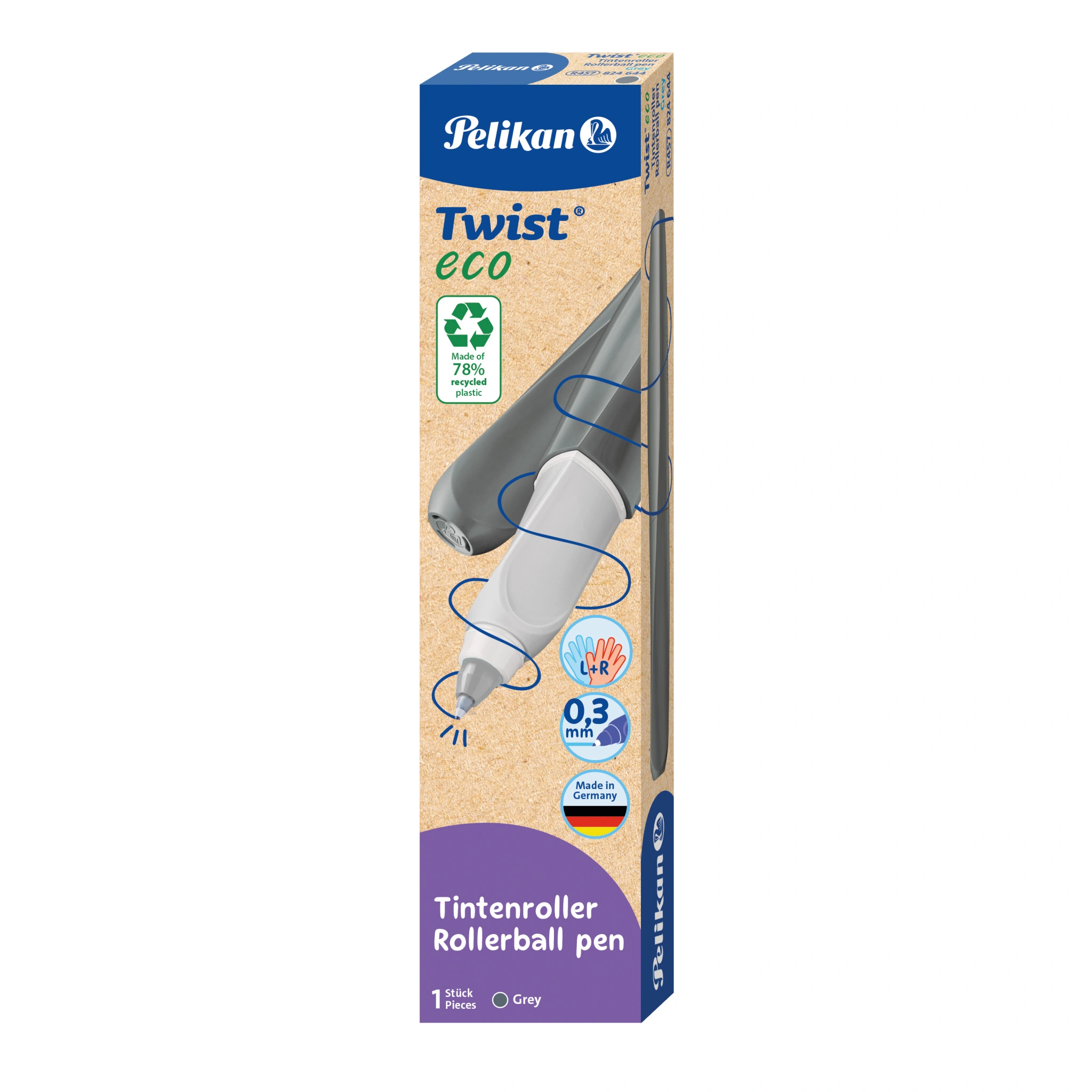 Pelikan Tintenroller Twist eco, grau (EAN: 4012700824646)