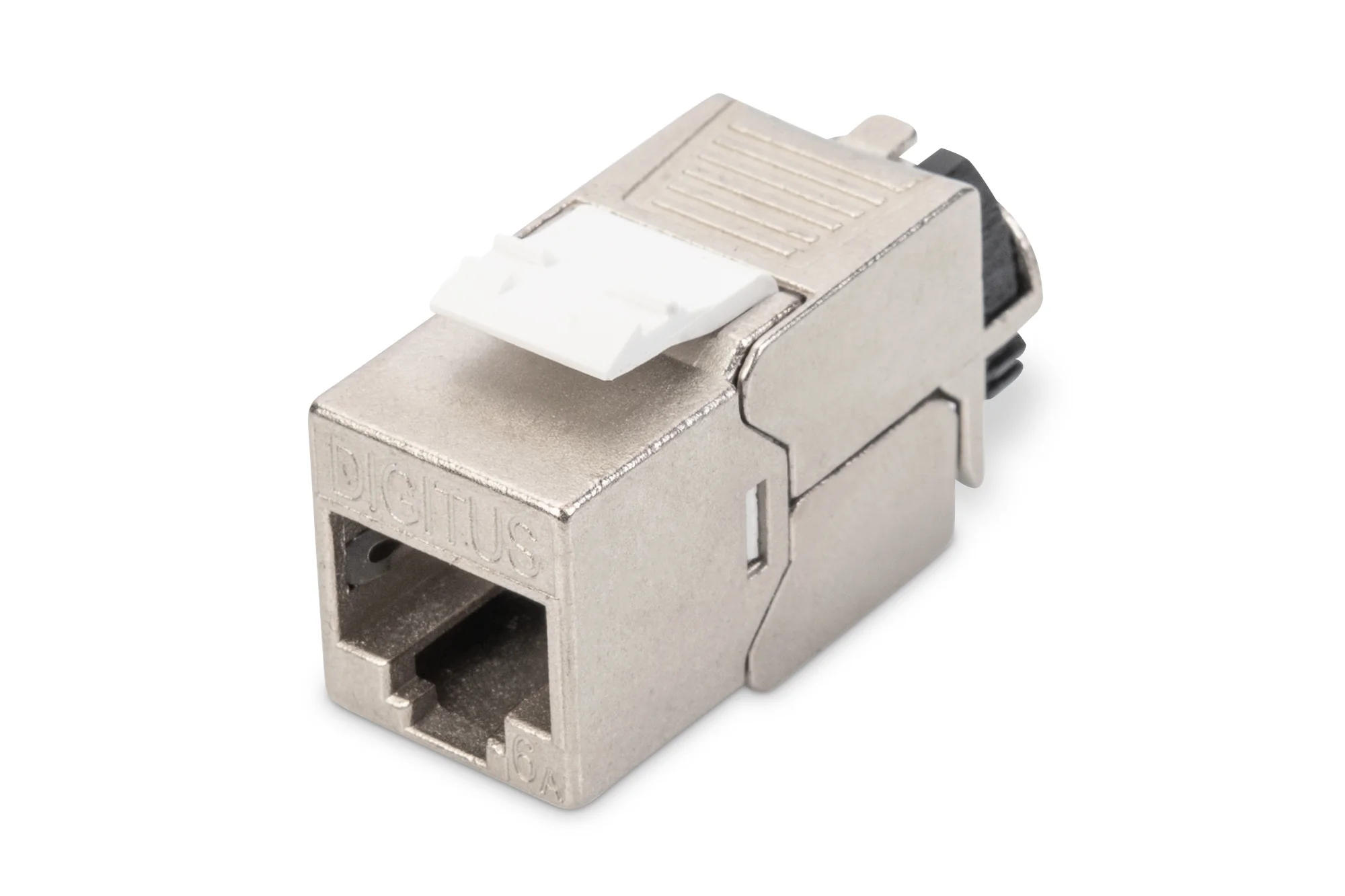 DIGITUS Keystone Modul Kat. 6A, geschirmt, grau (EAN: 4016032353539)