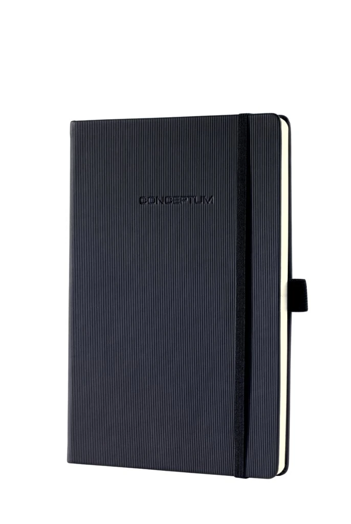 sigel Notizbuch Conceptum, DIN A5, punktkariert, schwarz (EAN: 4004360821387)