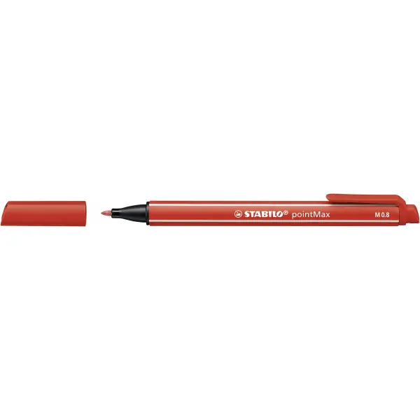 STABILO Fasermaler pointMax, karminrot (EAN: 4006381503440)