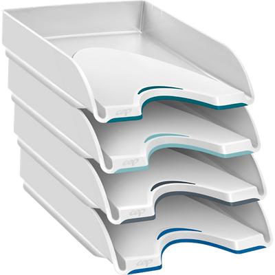 CEP Briefablage Nuance, DIN A4, 4er Pack, weiß (EAN: 3462159017372)