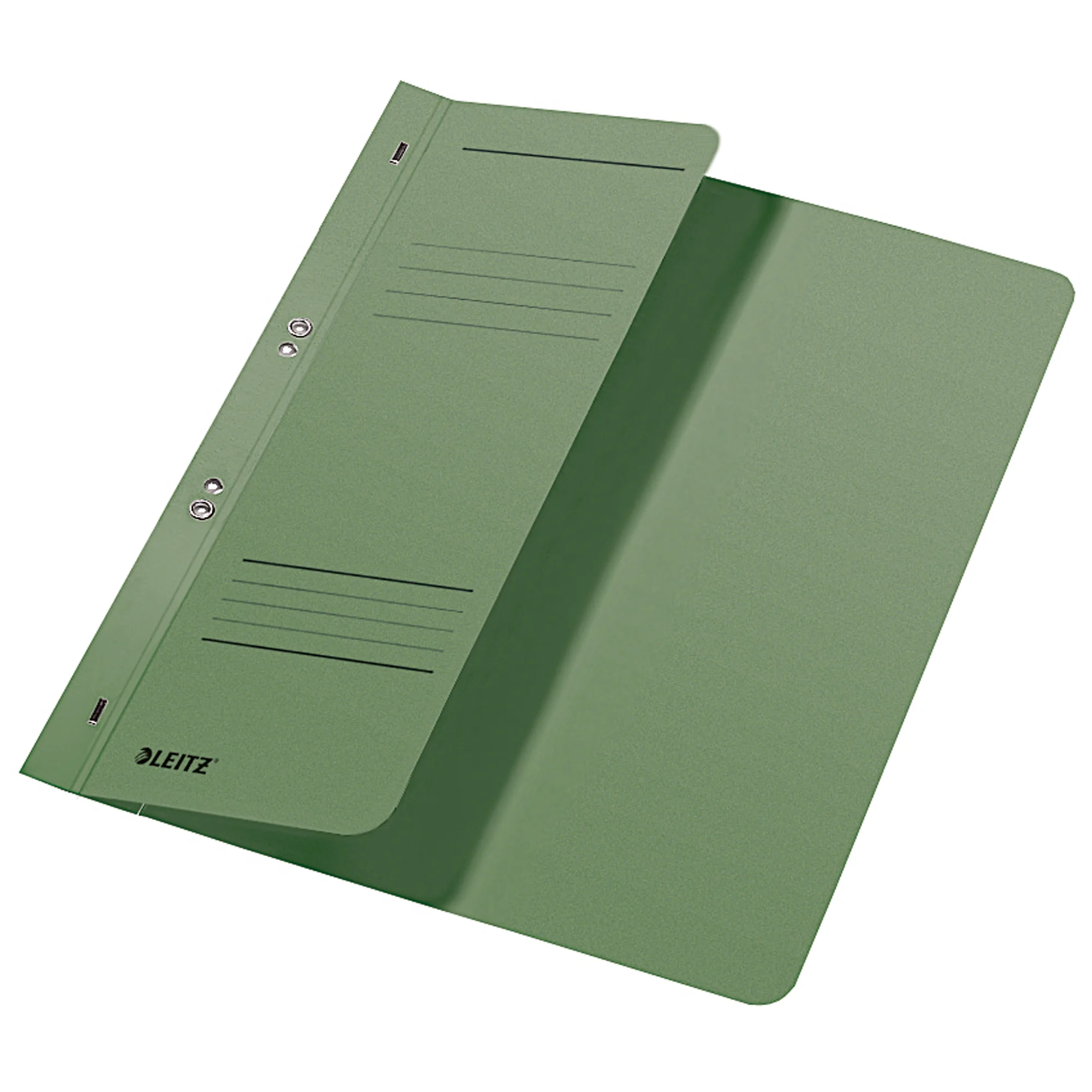 LEITZ Ösenhefter, DIN A4, Manilakarton, grün, kaufmännische (EAN: 4002432306800)