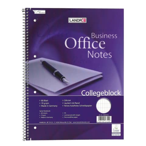 herlitz Collegeblock Business Office Notes, DIN A4, rautiert (EAN: 4006144577299)