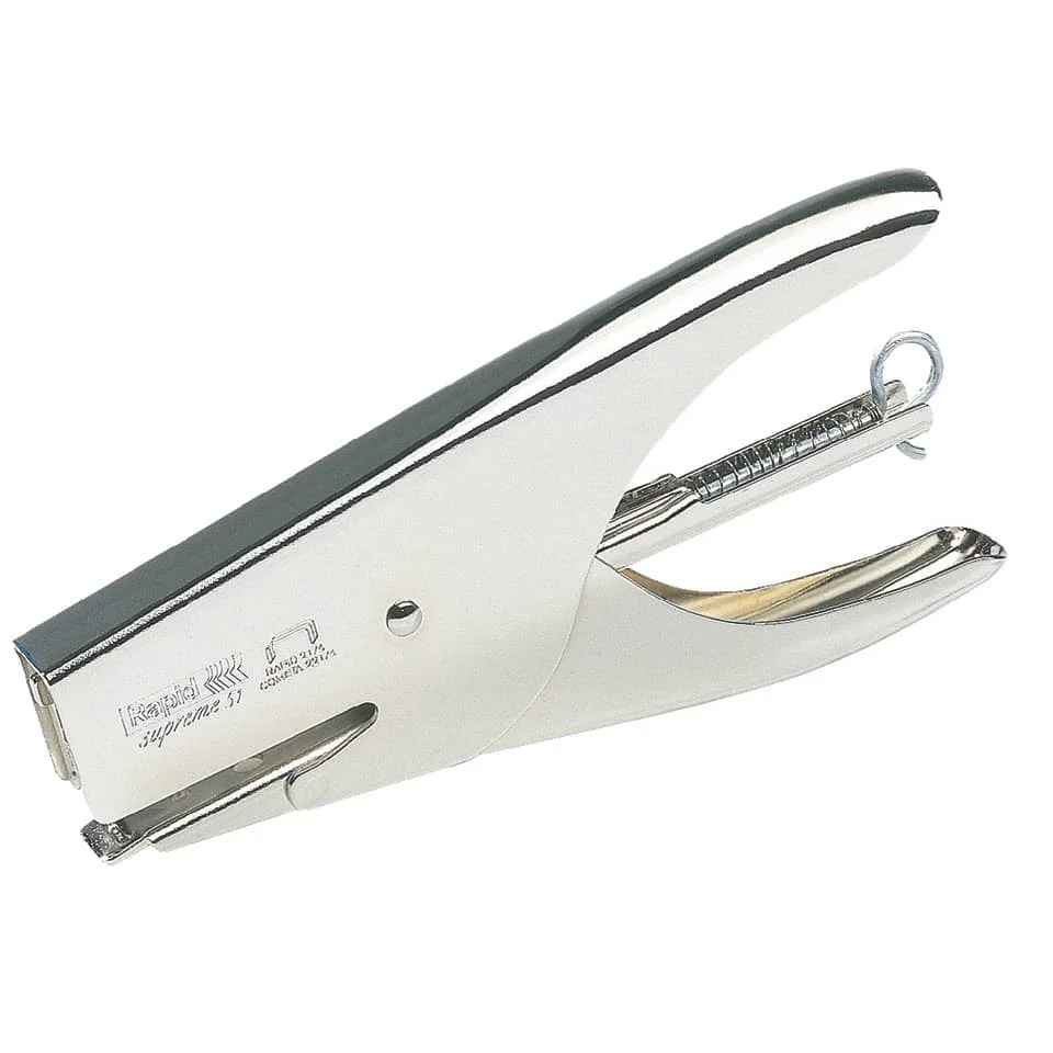 Rapid Heftzange Supreme S51, Heftleistung: 15 Blatt, silber (EAN: 7313465353028)