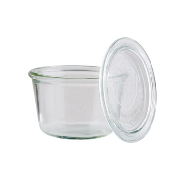APS Weck-Glas mit Deckel, Sturz-Form, 370 ml, 3er Set (EAN: 4004133823464)