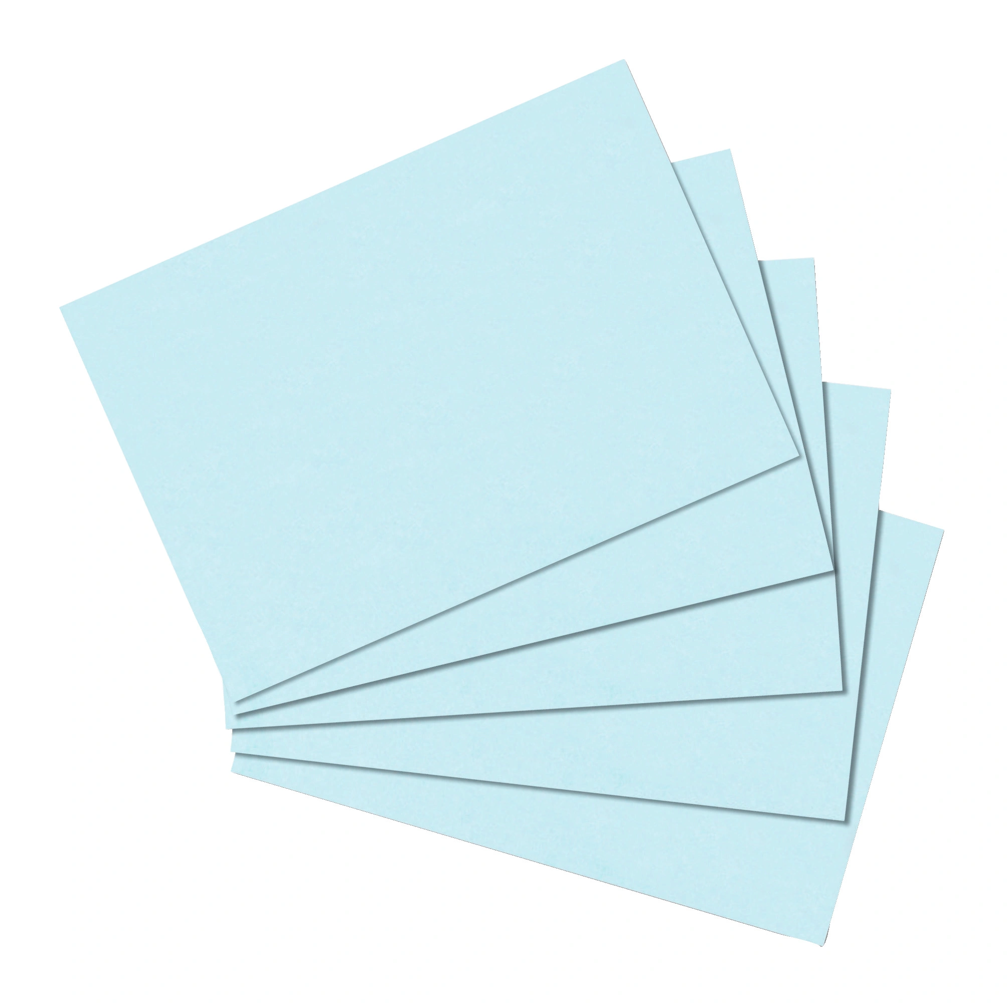 herlitz Karteikarten, DIN A6, blanko, blau (EAN: 4008110310596)