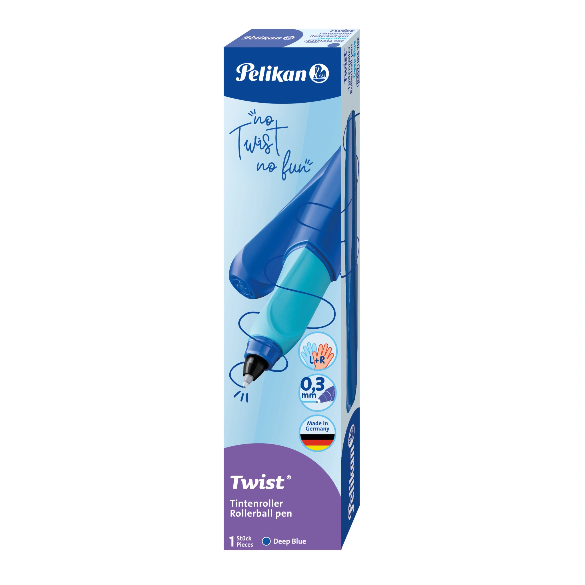 Pelikan Tintenroller Twist Deep Blue, dunkelblau (EAN: 4012700814784)