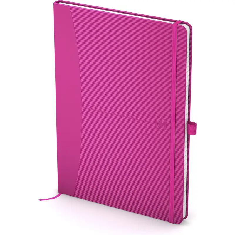 Oxford Notizbuch Signature, DIN A5, liniert, fuchsia (EAN: 3020120115221)
