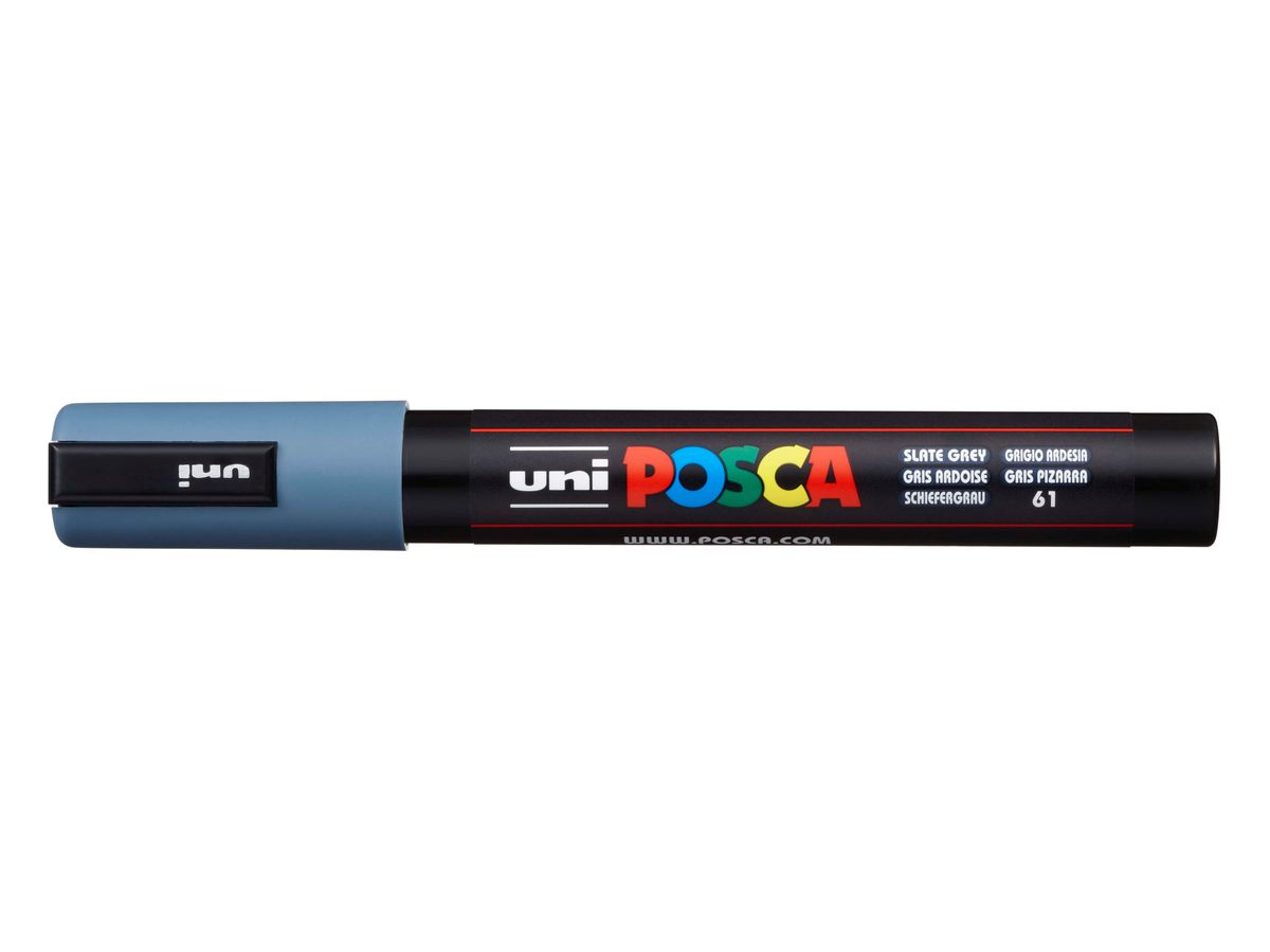 POSCA Pigmentmarker PC-5M, schiefergrau (EAN: 4902778107492)