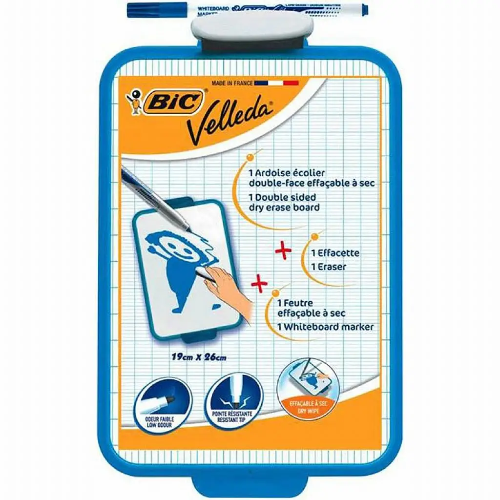 BIC Weißwandtafel Velleda, Maße: (B)190 x (H)260 mm (EAN: 3086129999576)